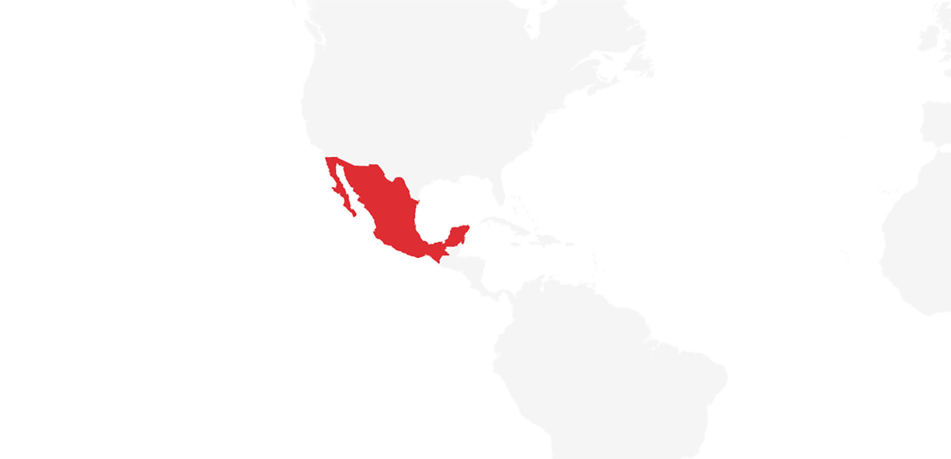 Mapa de situació de Mèxic