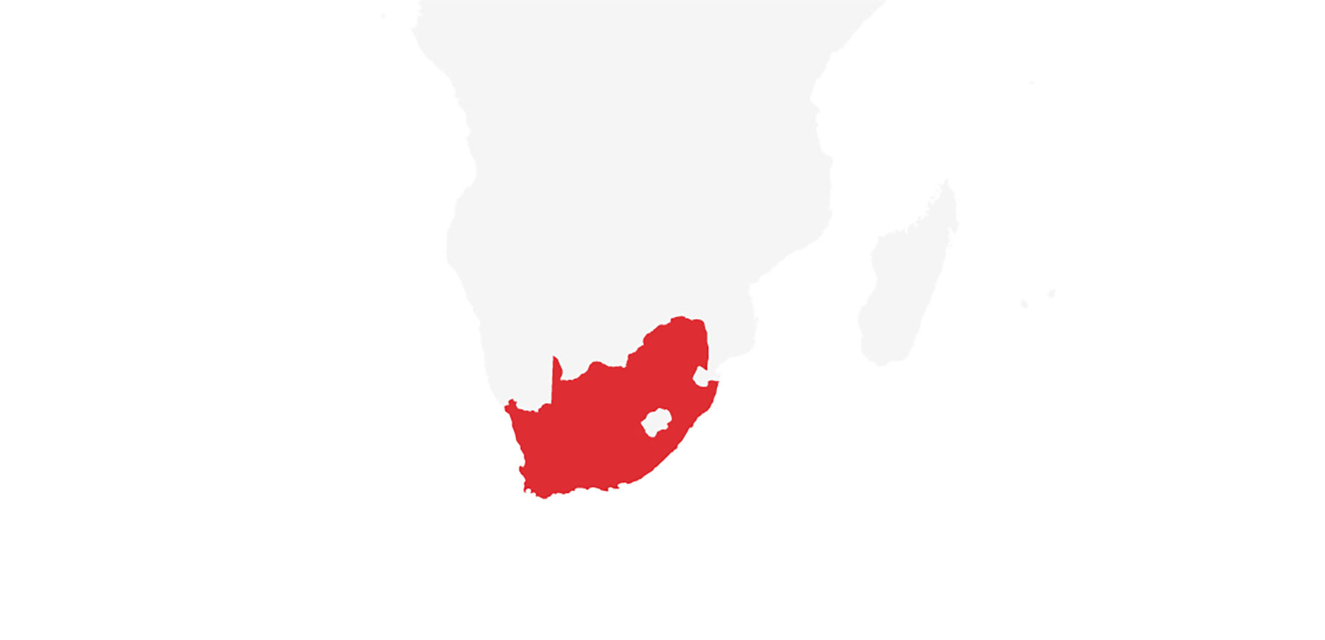 Mapa de situació de Sud-àfrica